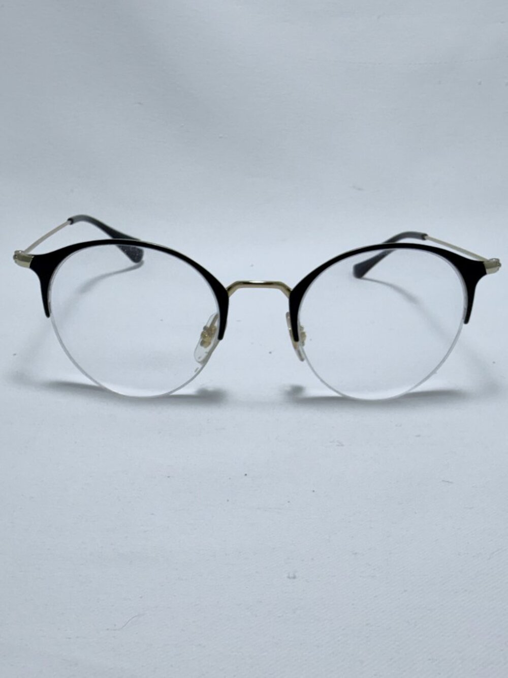 Ray-Ban Black Gold Eyeglasses Frames Only